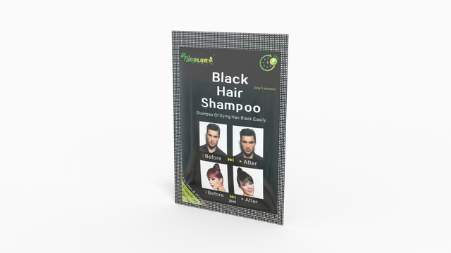 Fast Black Hair Color Shampoo without Chemicals