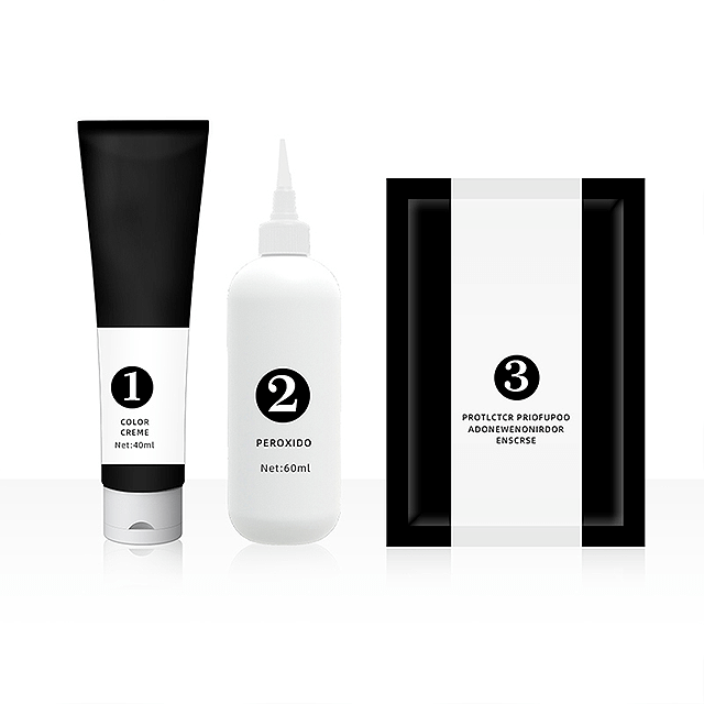 Hair color cream kit 