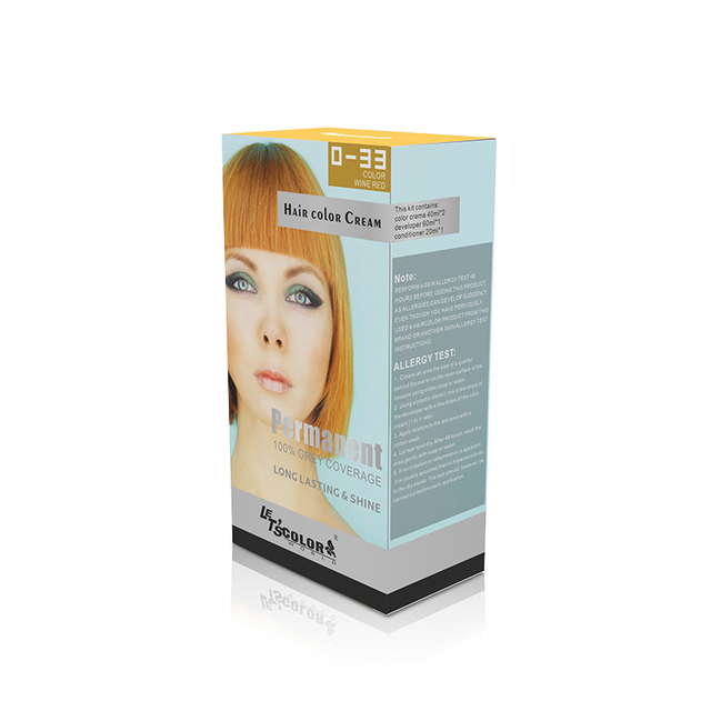 Gold Reduce Damage Homeuse Hair Color Cream