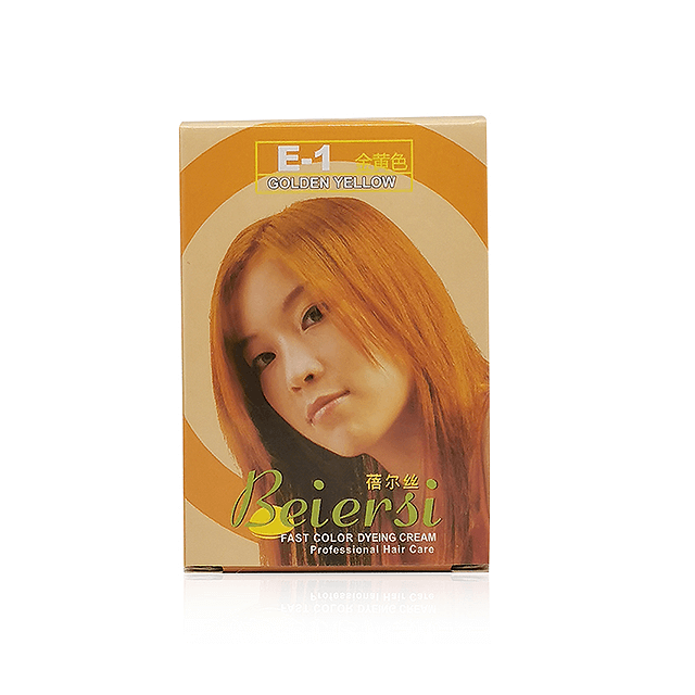 Gold Nourishing Hair Color Cream for Personal Use